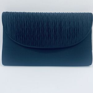 Hilllard And Hanson Black Vintage Clutch